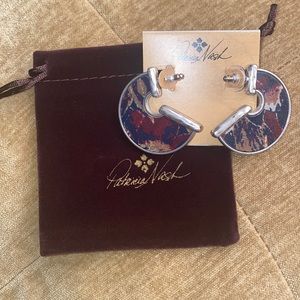 Patricia Nash Leather Earrings